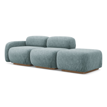 Sofa modulable ouvert Ailani Chenille Jeans