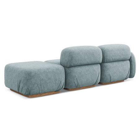 Sofa modulable ouvert Ailani Chenille Jeans