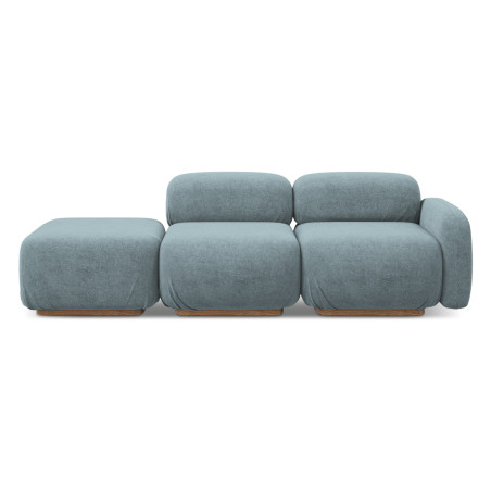 Sofa modulable ouvert Ailani Boucle Jeans