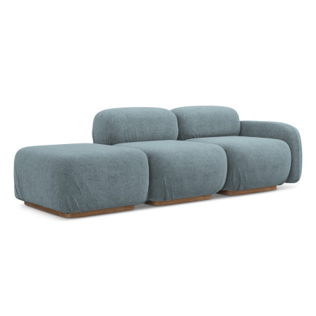 Sofa modulable ouvert Ailani Boucle Jeans