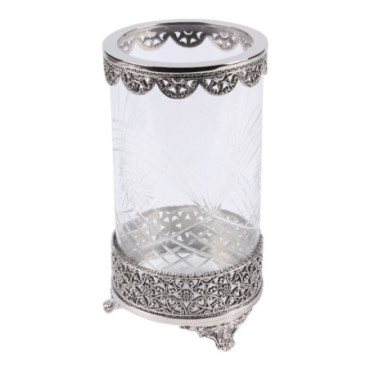 Lanterne Fadida 23,5 cm Argent