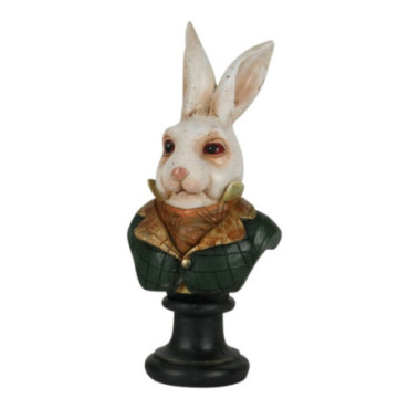 Buste De Lapin H.19,5X8,5X7,5 cm