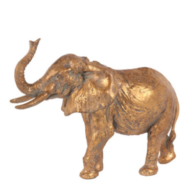 Figurine Éléphant 28 cm et résine