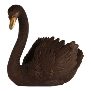 Figurine Cygne et résine 31 cm