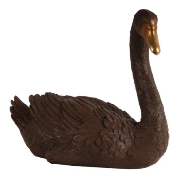 Figurine cygne Résine 27 cm