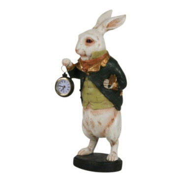 Lapin Avec Montre H.42.5X19.5X16 cm