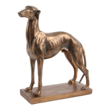 Statue Chien Lévrier 27X10 cm