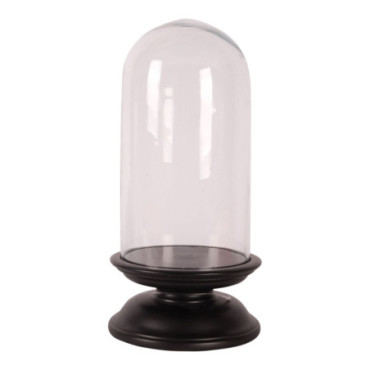 Cloche déco bois 36 cm