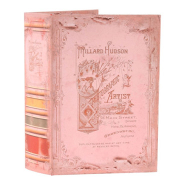 Livre Décoratif Boite 27 cm Rose