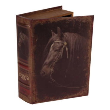 Livre Décoratif Boite 29 cm Cheval