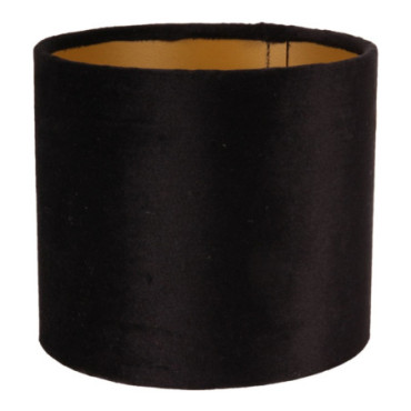 Abat-jour Cylindrique 15 cm Noir