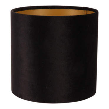 Abat-jour Cylindrique 20 cm Noir