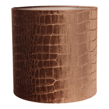 Abat-jour Cylindrique 30 cm Marron