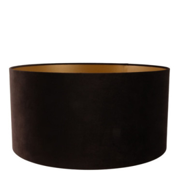 Abat-jour Cylindrique 50 cm Noir