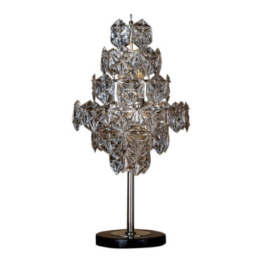 Pied de lampe 85 cm Argent