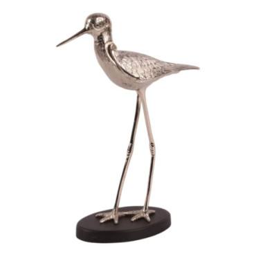 Boîte de rangement déco Oiseau cuivre 28 cm Argent