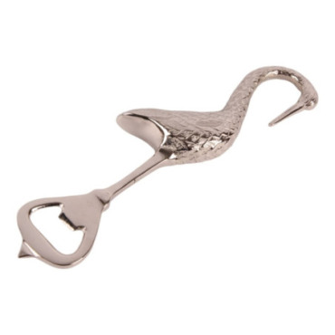 Ouvre-bouteille Flamingo cuivre 17 cm Argent