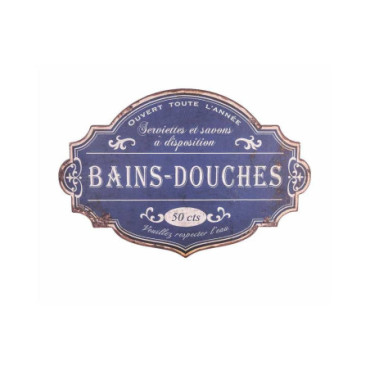 Panneau publicitaire Bains-Douches