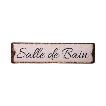 Plaque salle de bain