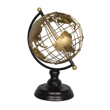 Globe couleur noir et or PM