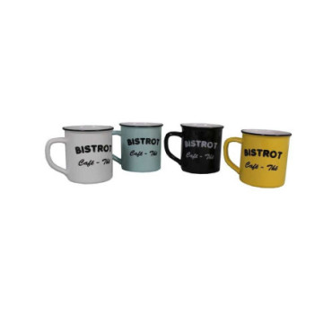 Mugs BISTROT x4