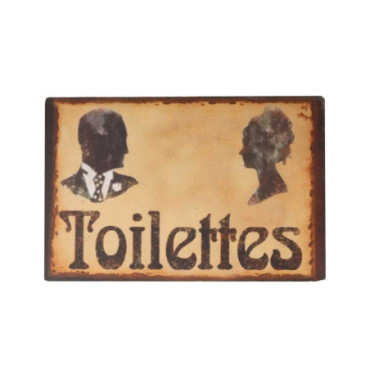 Plaque toilettes