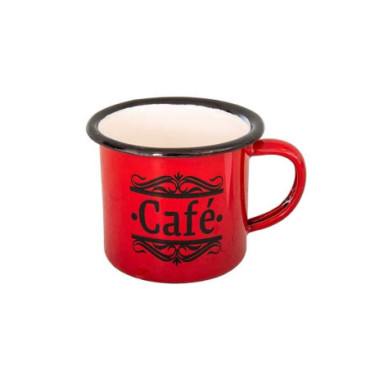 Tasse à café rouge