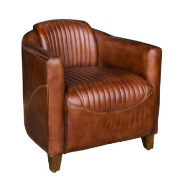 Fauteuil aviateur cuir