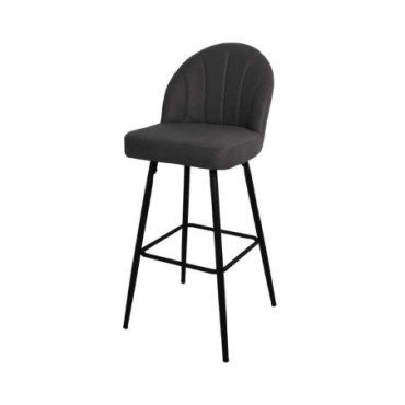 Tabouret de bar assise 75cm - Anthracite