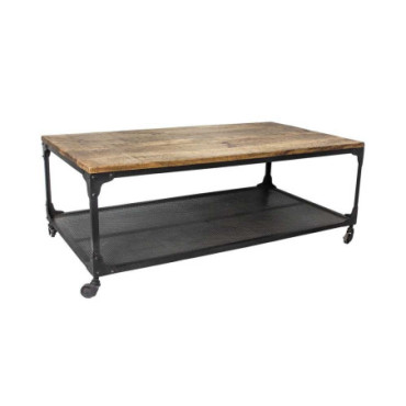 Table basse indus 110 x 60 x 42