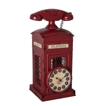 Téléphone Cabine anglaise Horloge