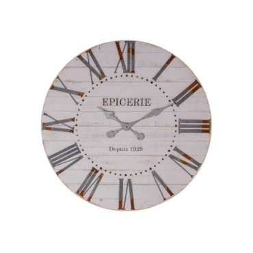 Pendule Epicerie diam 59 cm