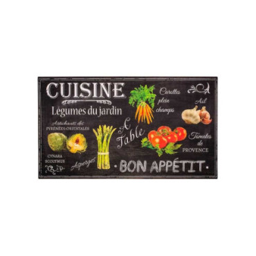 Grande plaque Cuisine 80 x 45 cm