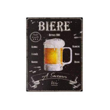 Plaque bière