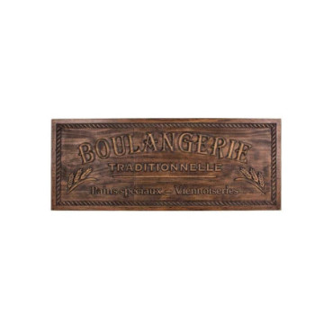 Plaque en bois Boulangerie 108 x 42 cm