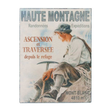 Plaque haute montagne 25*33