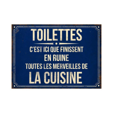 Plaque Merveilles de la cuisine 21*15