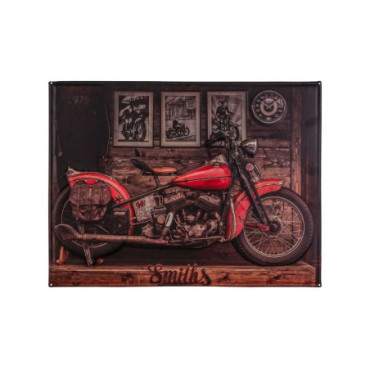 Plaque Moto 45 x 60 cm