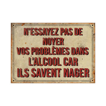 Plaque N'essayez pas 21 x 15