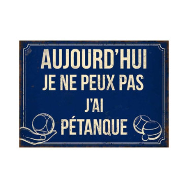 Plaque Pétanque 21 x 15 cm