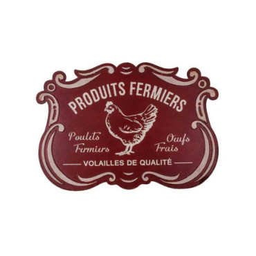 Plaque publicitaire Produits fermiers