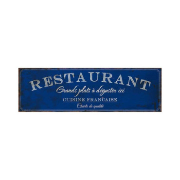 Plaque Restaurant 49*15