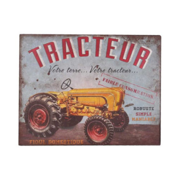 Plaque tracteur