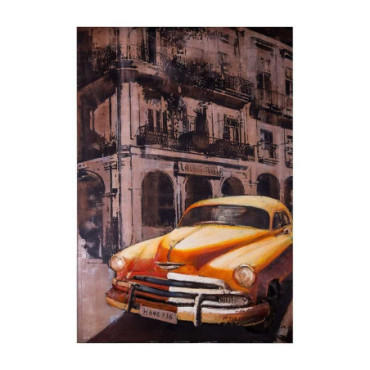 Tableau 120*80 voiture jaune