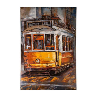 Tableau Tramway jaune