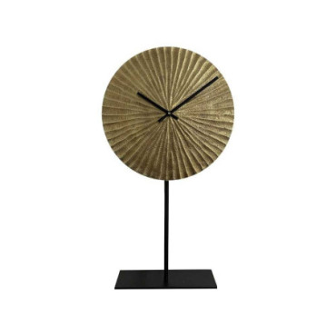 Pendule à poser couleur gold antic diam31cm H:54cm