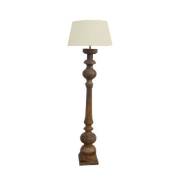 Lampe sur pied avec abat-jour H:129cm