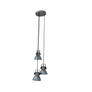 Suspension triple en zinc H:135cm