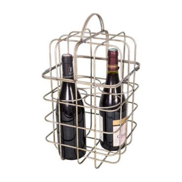 Porte 4 bouteilles CAGE