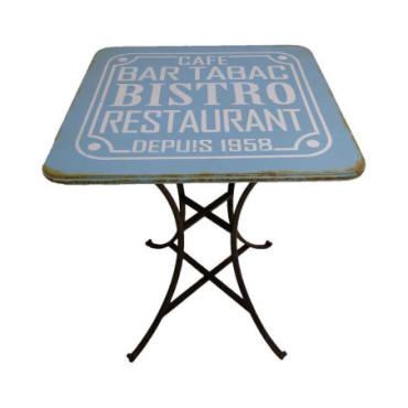 Table de PUB bleu antique